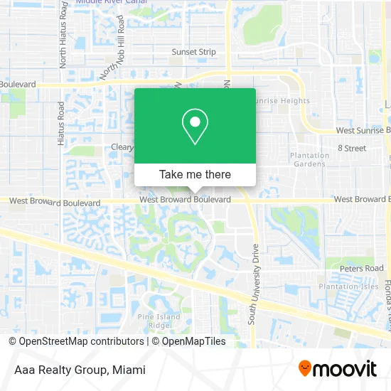 Aaa Realty Group map