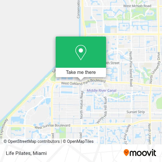 Life Pilates map