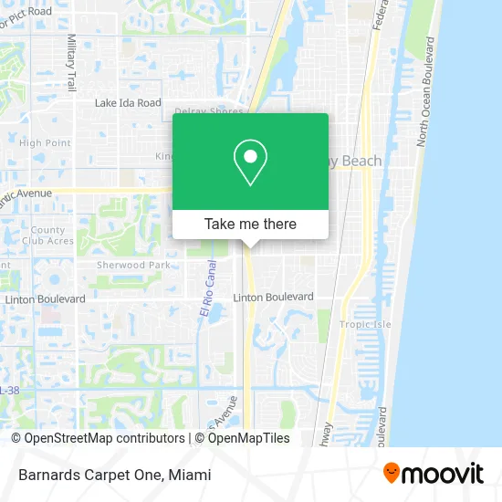 Barnards Carpet One map