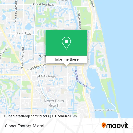 Closet Factory map