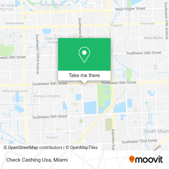 Check Cashing Usa map