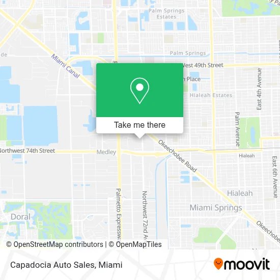 Capadocia Auto Sales map