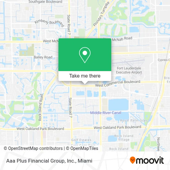 Aaa Plus Financial Group, Inc. map