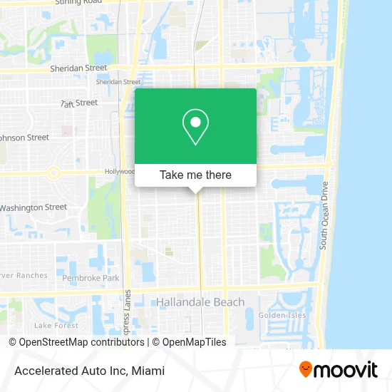 Accelerated Auto Inc map