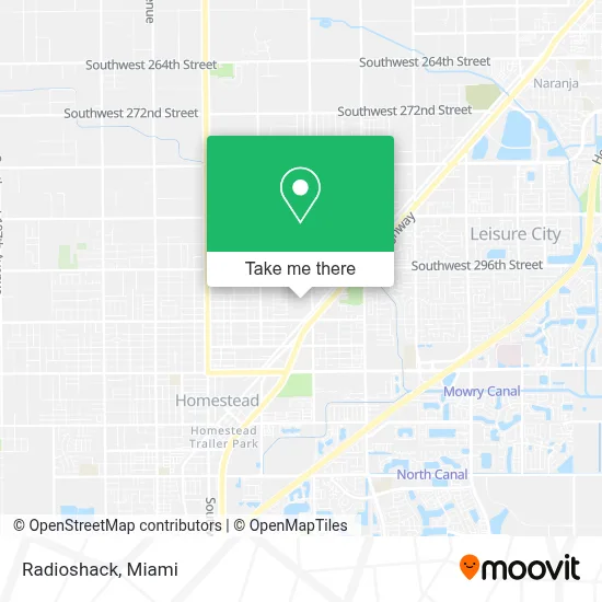 Radioshack map