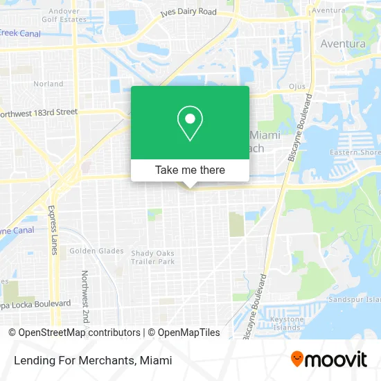 Lending For Merchants map