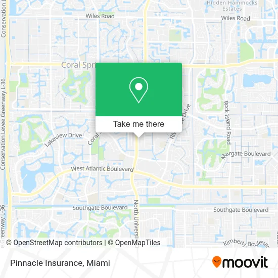Pinnacle Insurance map