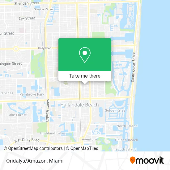 Oridalys/Amazon map