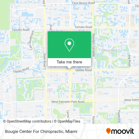 Bougie Center For Chiropractic map