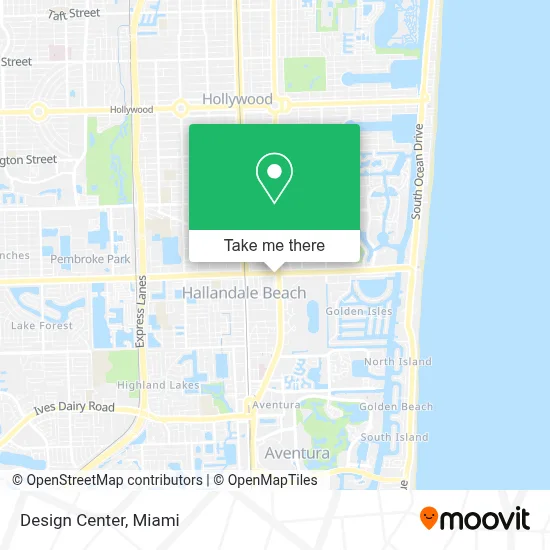 Design Center map