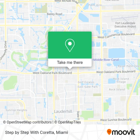 Step by Step With Coretta map