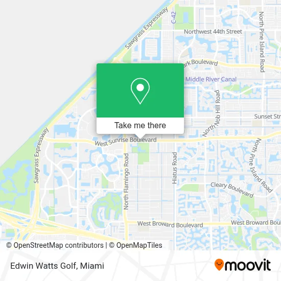 Edwin Watts Golf map