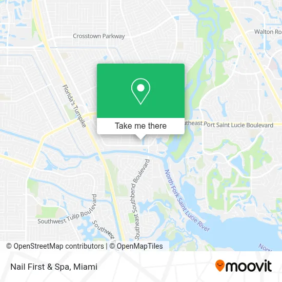 Nail First & Spa map