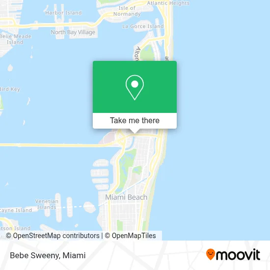Bebe Sweeny map