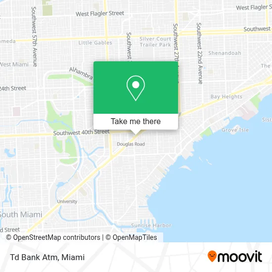 Td Bank Atm map