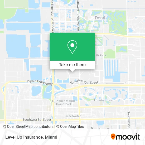 Level Up Insurance map