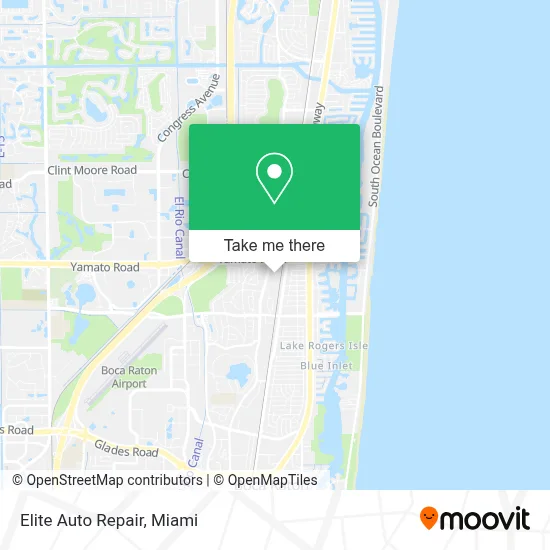 Elite Auto Repair map