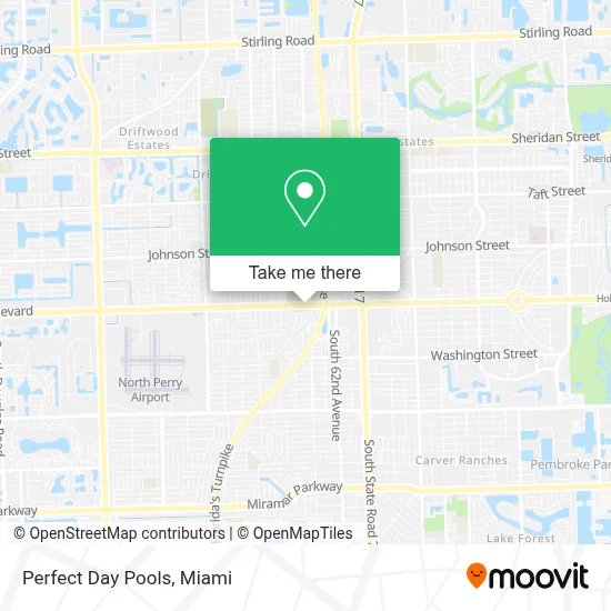 Perfect Day Pools map