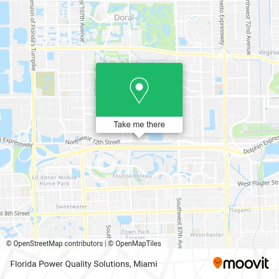 Florida Power Quality Solutions map