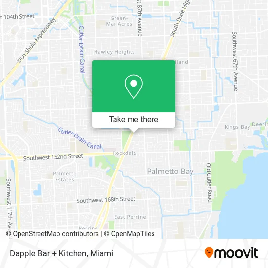 Dapple Bar + Kitchen map