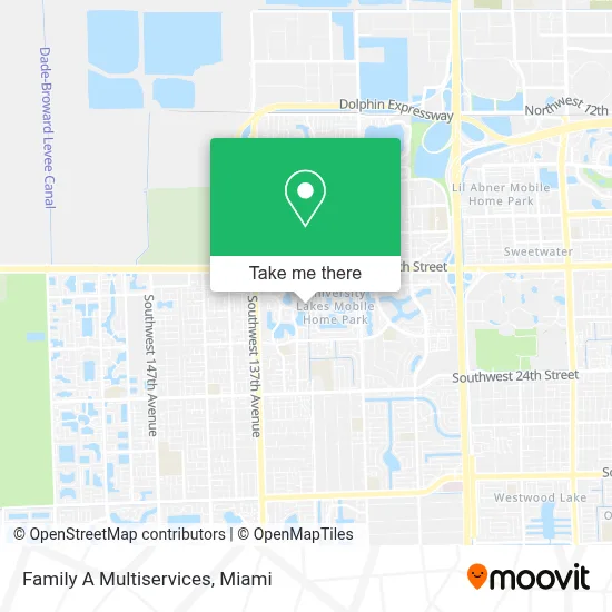 Family A Multiservices map