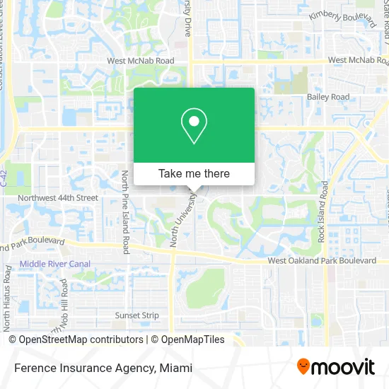Ference Insurance Agency map