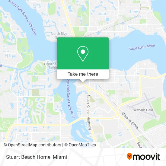 Stuart Beach Home map