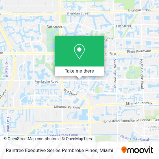 Raintree Executive Series Pembroke Pines map