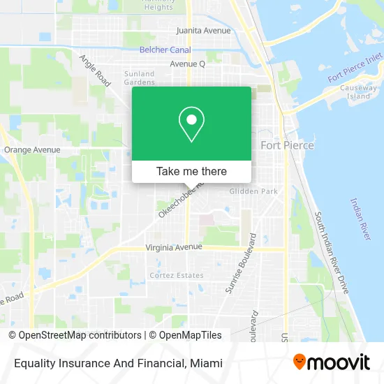 Equality Insurance And Financial map