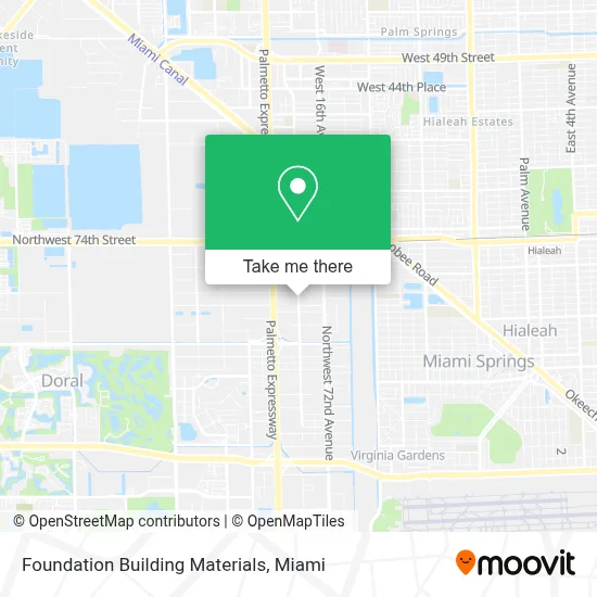 Foundation Building Materials map
