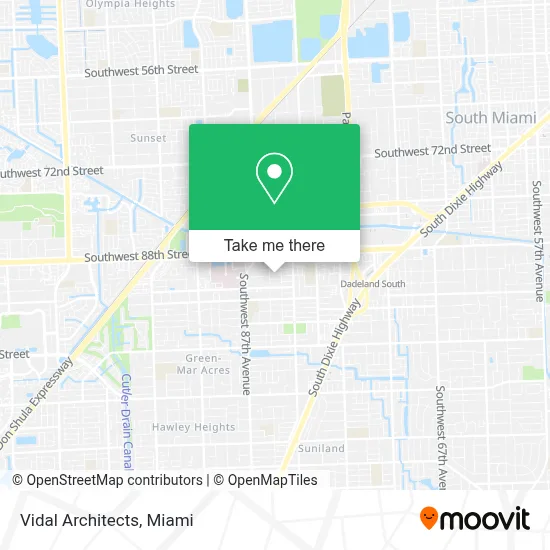 Vidal Architects map