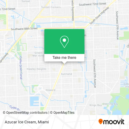 Azucar Ice Cream map