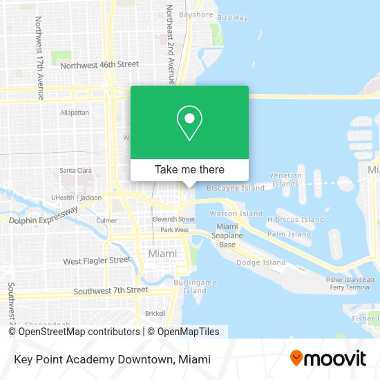 Key Point Academy Downtown map
