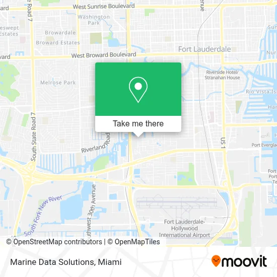 Marine Data Solutions map
