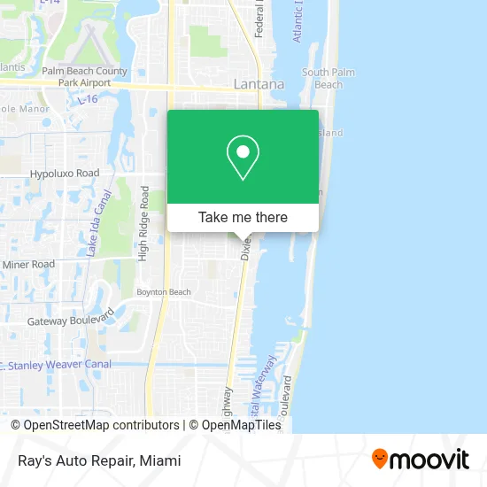 Ray's Auto Repair map