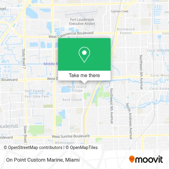 On Point Custom Marine map