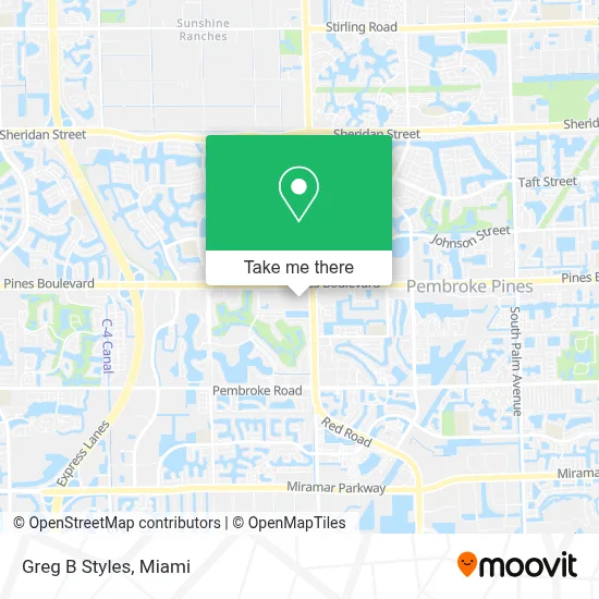 Greg B Styles map