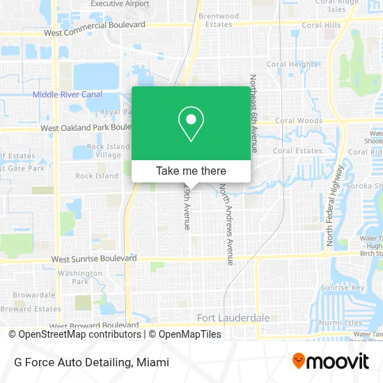 G Force Auto Detailing map