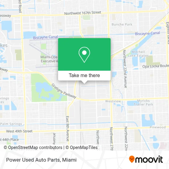 Power Used Auto Parts map