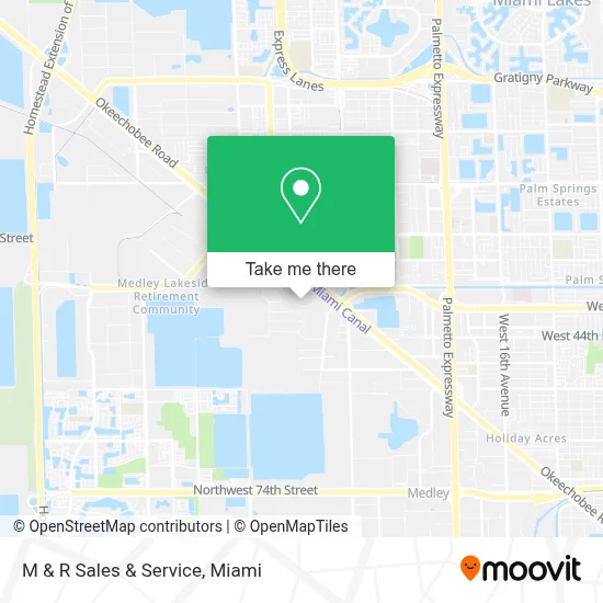 M & R Sales & Service map