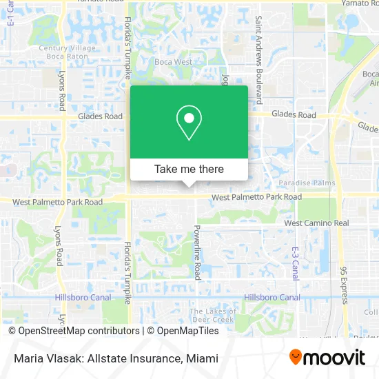 Maria Vlasak: Allstate Insurance map