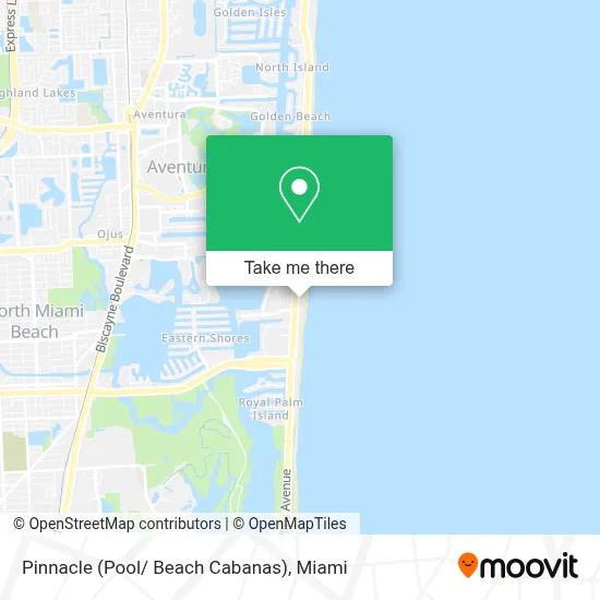 Pinnacle (Pool/ Beach Cabanas) map