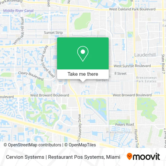 Cervion Systems | Restaurant Pos Systems map