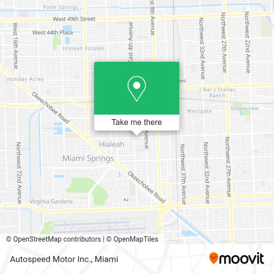 Autospeed Motor Inc. map