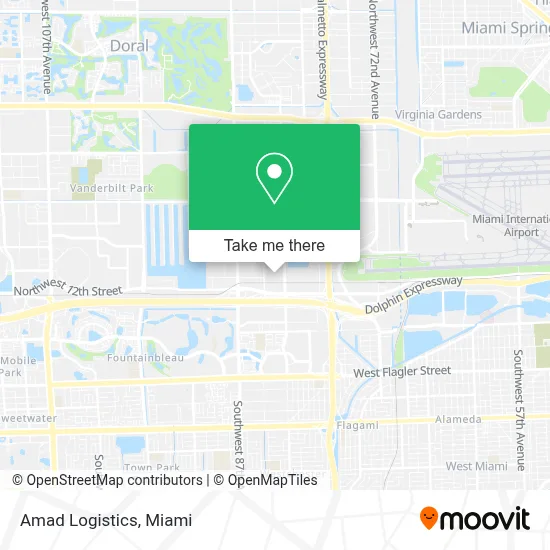 Amad Logistics map