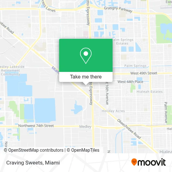 Craving Sweets map
