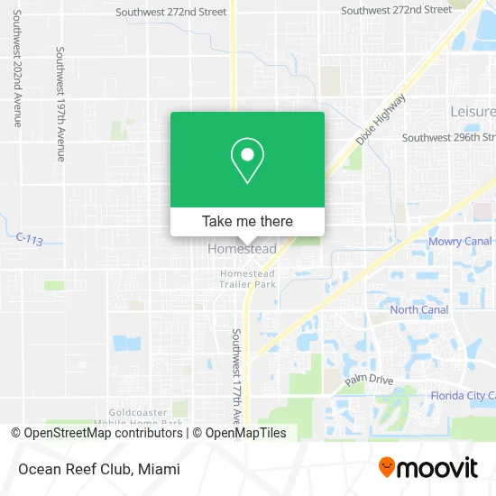 Ocean Reef Club map
