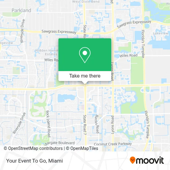 Your Event To Go map
