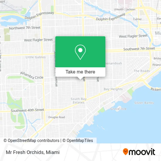 Mr Fresh Orchids map