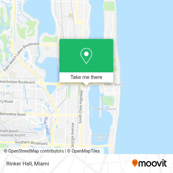 Rinker Hall map
